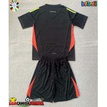 Camisa de Futebol Alemanha Goleiro Equipamento Principal Infantil Europeu 2024 Manga Curta (+ Calças curtas)